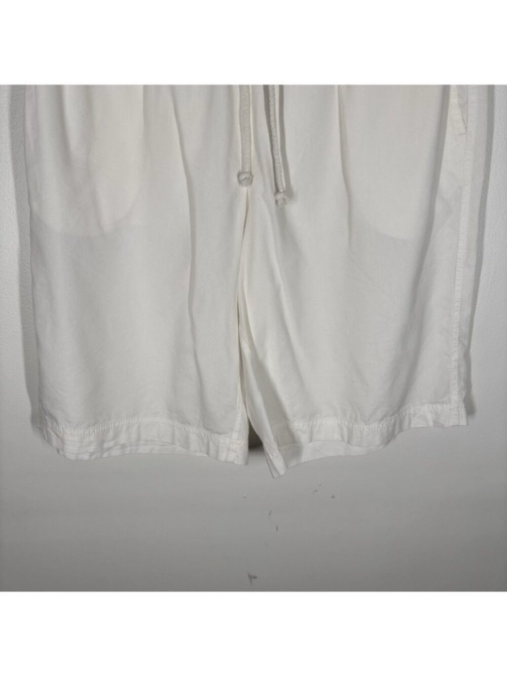 Free People Women M White Beach Casual Saylor Poplin Pull-On Bermuda Shorts NWOT - Picture 5 of 12